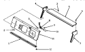 PANEL SUPP PLATE, CTRL HOOD ENDS & BULB Diagram and Parts List for DA6111  Speed Queen Washer