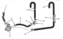 DRAIN Diagram and Parts List for DA6111  Speed Queen Washer