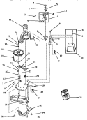 COUNTERBALANCE, WEIGHT, BRKT & MTG PLATE Diagram and Parts List for DA6111  Speed Queen Washer