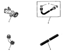 ACCESSORIES Diagram and Parts List for DA6111  Speed Queen Washer