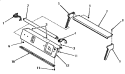 PAN SUPP PLT / CTRL HOOD ENDS & FLOUR TUBE Diagram and Parts List for DA9103  Speed Queen Washer