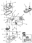 TRANSMISSION ASSY Diagram and Parts List for DA9103  Speed Queen Washer