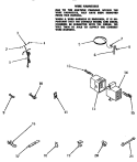 POWER CORD, WIRE AND TERMINALS Diagram and Parts List for DA9103  Speed Queen Washer