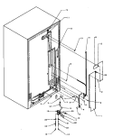 BACK UNIT Diagram and Parts List for SBD20Q2E P1162512W E Amana Refrigerator