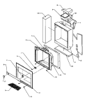 ICE AND WATER CAVITY Diagram and Parts List for SBD20Q2E P1162512W E Amana Refrigerator