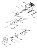 CRUSHED ICE BUCKET Diagram and Parts List for SBD20Q2E P1162512W E Amana Refrigerator