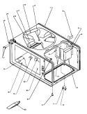CAVITY ASSY Diagram and Parts List for GCSAND7D P4020005802 Menumaster Microwave