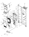 EVAP AND AIR HANDLING Diagram and Parts List for SXDE27QW P1162208W W Amana Refrigerator