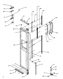 FZ DOOR HINGE AND TRIM PARTS Diagram and Parts List for SXD20Q2W P1162508W W Amana Refrigerator