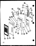 Page 4 Diagram and Parts List for RFS6 P7715402M Amana Microwave