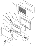 Part Location Diagram of R0163249 Whirlpool DOOR HOOK KIT