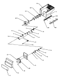 CRUSHED ICE BUCKET Diagram and Parts List for SSD25N5L P1178903W L Amana Refrigerator