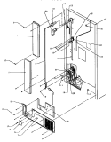 CABINET BACK Diagram and Parts List for TSI18A5L P1188201W L Amana Refrigerator