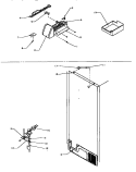 FACTORY INSTALLED ICE MAKER Diagram and Parts List for TSI18A5L P1188201W L Amana Refrigerator
