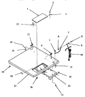 CABINET TOP Diagram and Parts List for FG3070  Amana Dryer