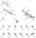 WIRE AND TERMINALS Diagram and Parts List for FG3070  Amana Dryer