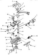 GAS VALVE (NATURAL / MIXED GAS) Diagram and Parts List for FG3860  Amana Dryer