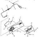 STANDING PILOT BURNER Diagram and Parts List for FG3860  Amana Dryer