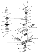 GAS VALVE (NATURAL / MIXED GAS) Diagram and Parts List for FG3860  Amana Dryer
