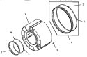 CLOTHES DRUM Diagram and Parts List for FG3860  Amana Dryer