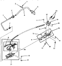 GLOW BAR IGNITION BURNER Diagram and Parts List for FG0640  Amana Dryer