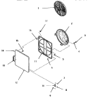 LOADING DOOR Diagram and Parts List for FG0640  Amana Dryer