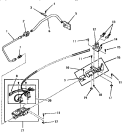 GLOW BAR IGNITION BURNER Diagram and Parts List for FG9181  Amana Dryer