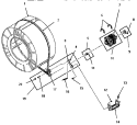 MOTOR, IDLER AND BELT Diagram and Parts List for FG9181  Amana Dryer