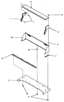 CONTROL HOOD Diagram and Parts List for FG6181  Amana Dryer