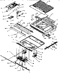 Divider Block Diagram and Parts List for TXI21R-P1168006W  Amana Refrigerator