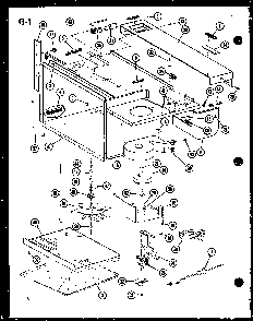 Antenna/blower Diagram and Parts List for MVH-9T P75409-1M Amana Microwave