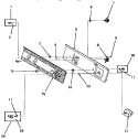 CONTROL PANEL AND CONTROLS Diagram and Parts List for FG6211  Amana Dryer