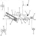 CONTROL PANEL AND CONTROLS Diagram and Parts List for FG9031  Amana Dryer