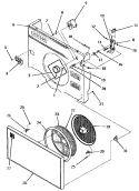 Part Location Diagram of 55096 Whirlpool WRINGER POST SHROUD-PINK