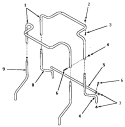 234P3 STAND KIT Diagram and Parts List for DE1160  Speed Queen Dryer