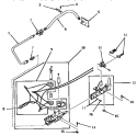 GLOW BAR IGNITION BURNER Diagram and Parts List for FG6280  Amana Dryer