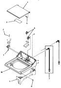 Part Location Diagram of 13566 Whirlpool LID SWITCH **NLA*