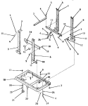 Part Location Diagram of Y10016 Whirlpool CAPACITOR MOUNTING STRAP