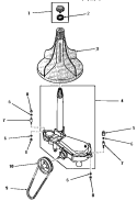 Part Location Diagram of 10332 Whirlpool TRANSMISSION PULLEY