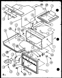 Page 4 Diagram and Parts List for RV10AT P1140501M Amana Microwave