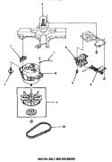 Part Location Diagram of 13524 Whirlpool Drive Motor