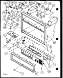 Page 2 Diagram and Parts List for RC14TE P1104107M Amana Microwave