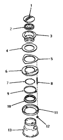 Part Location Diagram of Y80875 Whirlpool SUPPORT RING