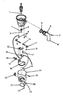 MOTOR ASSY Diagram and Parts List for FB2221N  Speed Queen Trash Compactor