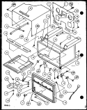 Page 3 Diagram and Parts List for RC14TE P1104107M Amana Microwave