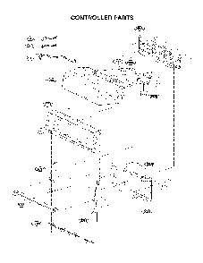 Contoller Assembly Parts Diagram and Parts List for 72176033610  Kenmore Range