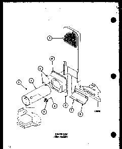 Section 6 Diagram and Parts List for LG2912 P7804826W W Amana Dryer