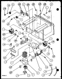 Page 4 Diagram and Parts List for RC14TE P1104107M Amana Microwave