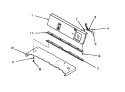 Part Location Diagram of 53628 Whirlpool PANEL SUPPORT PLATE