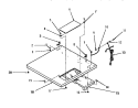 CABINET TOP Diagram and Parts List for FG3331  Speed Queen Dryer